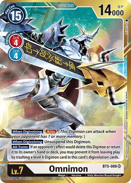 Image for Omnimon (Alternate Art - As'Maria) [Battle of Omni]