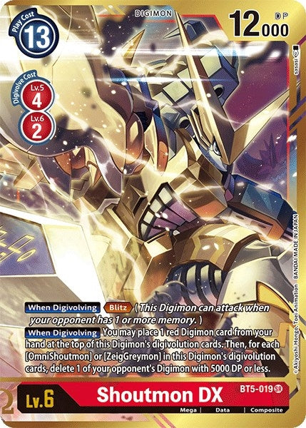 Image for Shoutmon DX (Alternate Art) [Battle of Omni]