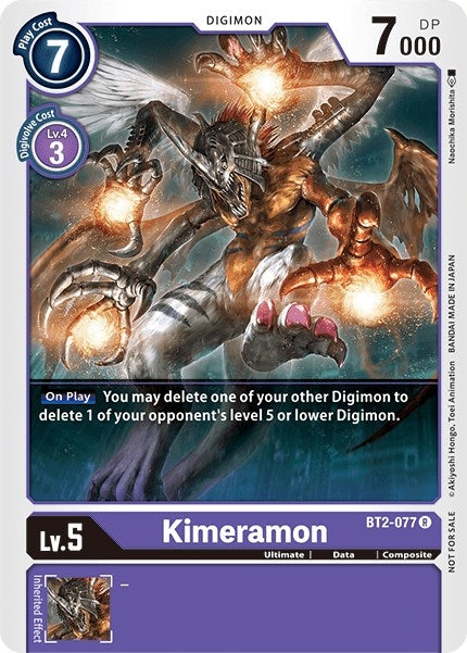 Image for Kimeramon - BT2-077 (Battle of Omni Pre-Release) [Release Special Booster]