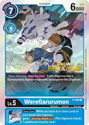 Image for WereGarurumon - P-008 (2021 Championship Online Regional) [Online Participant] [Digimon Promotion Cards]