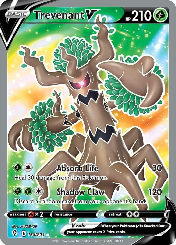 Trevenant V Full Art (168/203) [SWSH07]