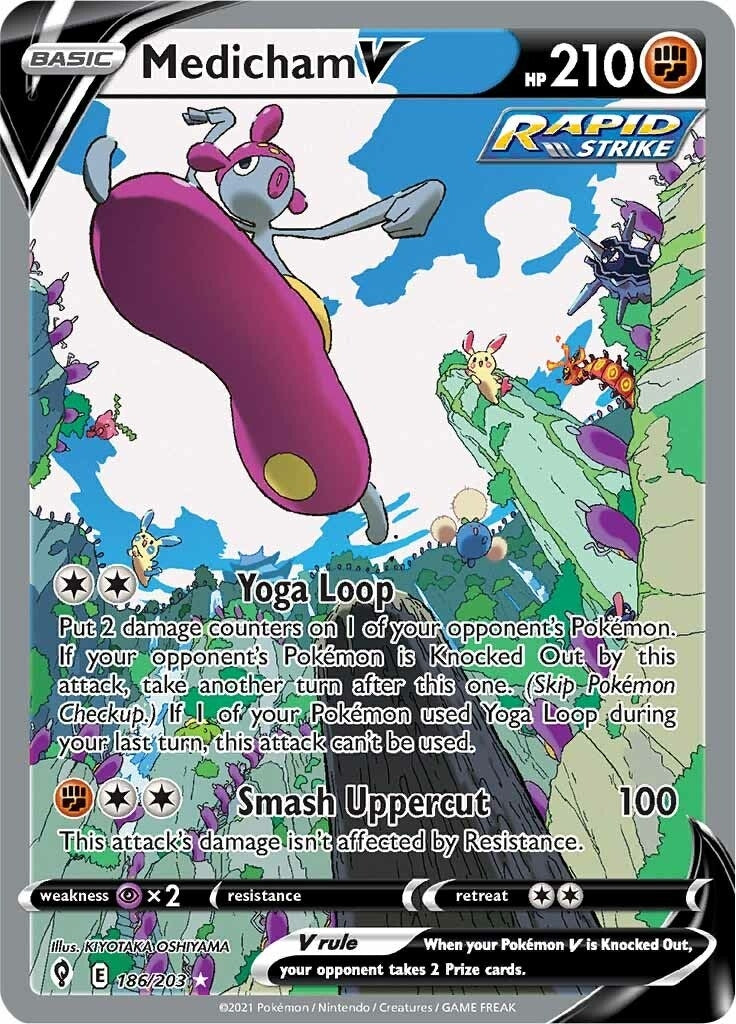 Medicham V Alternate Full Art (186/203) [SWSH07]