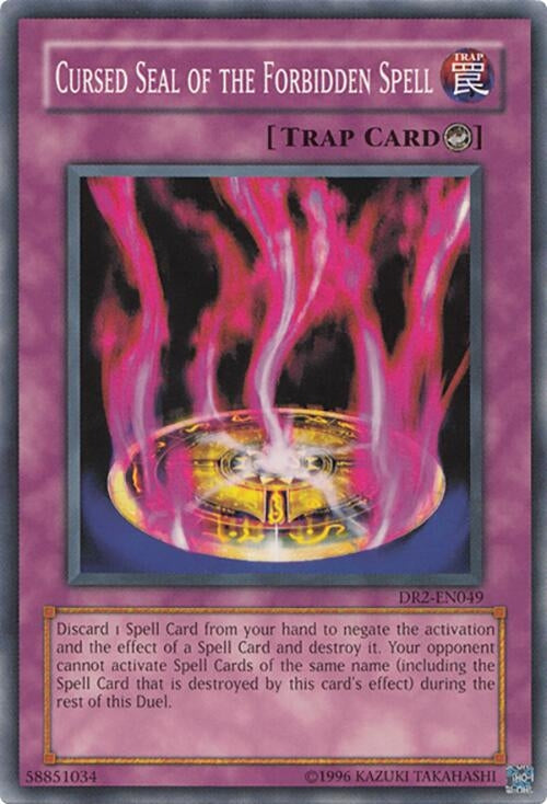 Cursed Seal of the Forbidden Spell (DR2-EN049)