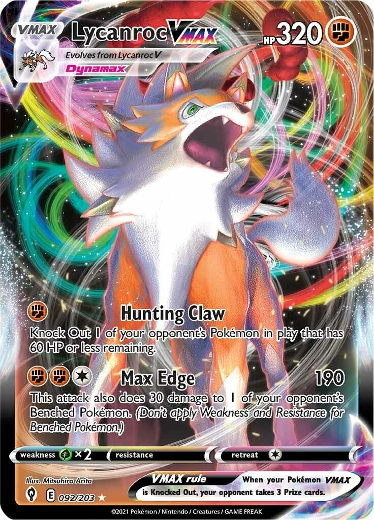 Lycanroc VMAX (092/203) [SWSH07]