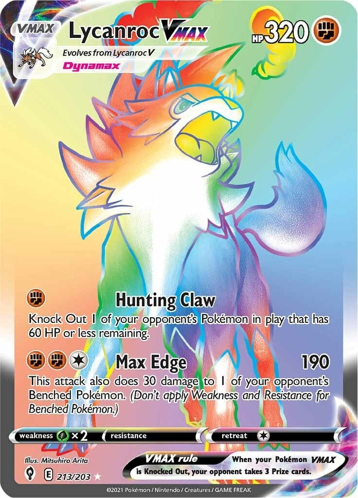 Lycanroc VMAX Secret (213/203) [SWSH07]
