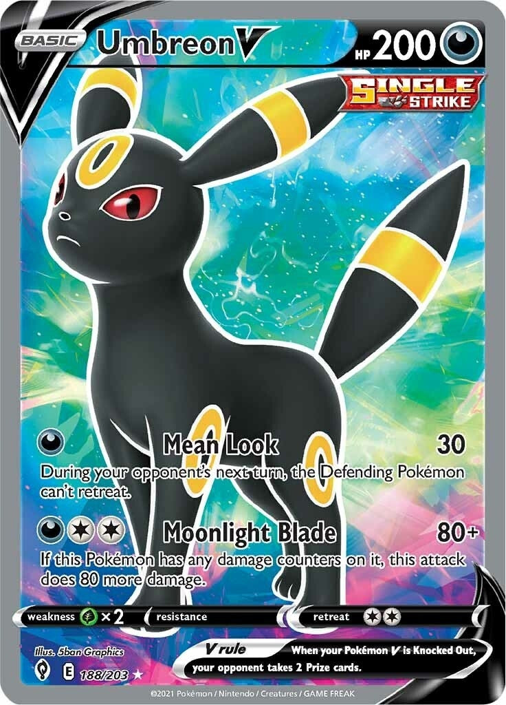 Umbreon V Full Art (188/203) [SWSH07]