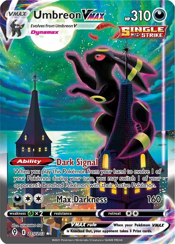 Umbreon VMAX Alternate Art Secret (215/203) [SWSH07]