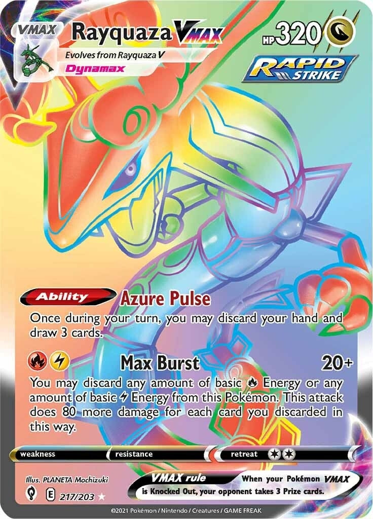 Rayquaza VMAX Secret (217/203) [SWSH07]