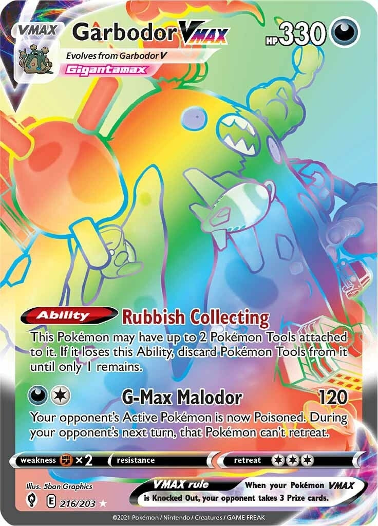 Garbodor VMAX Secret (216/203) [SWSH07]