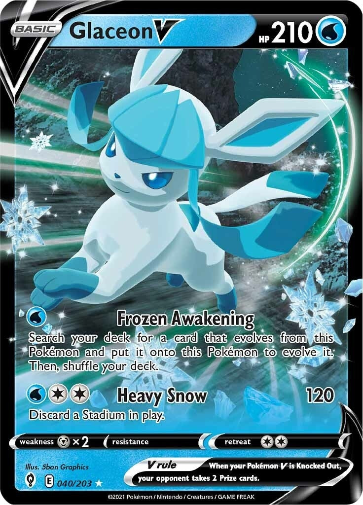 Glaceon V (040/203) [SWSH07]