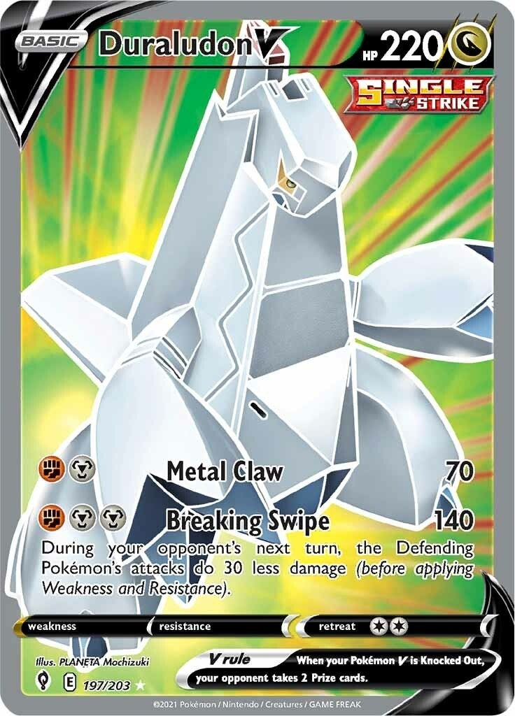 Duraludon V Full Art (197/203) [SWSH07]