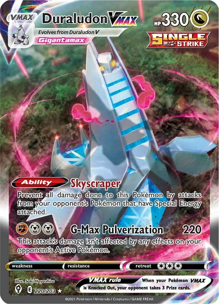 Duraludon VMAX Alternate Art Secret (220/203) [SWSH07]