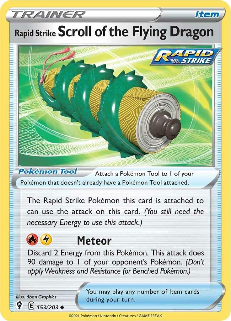 Rapid Strike Scroll of the Flying Dragon (153/203) [SWSH07]