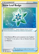 Snow Leaf Badge (159/203) [SWSH07]