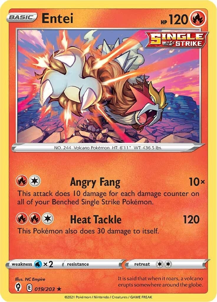Entei (019/203) [SWSH07]