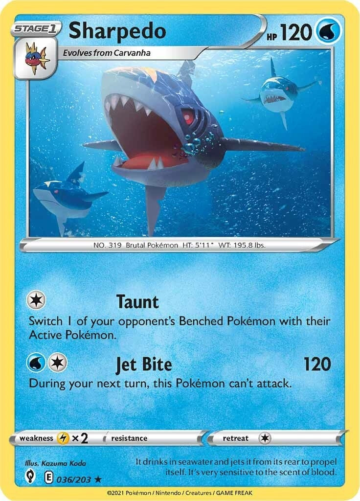 Sharpedo (036/203) [SWSH07]