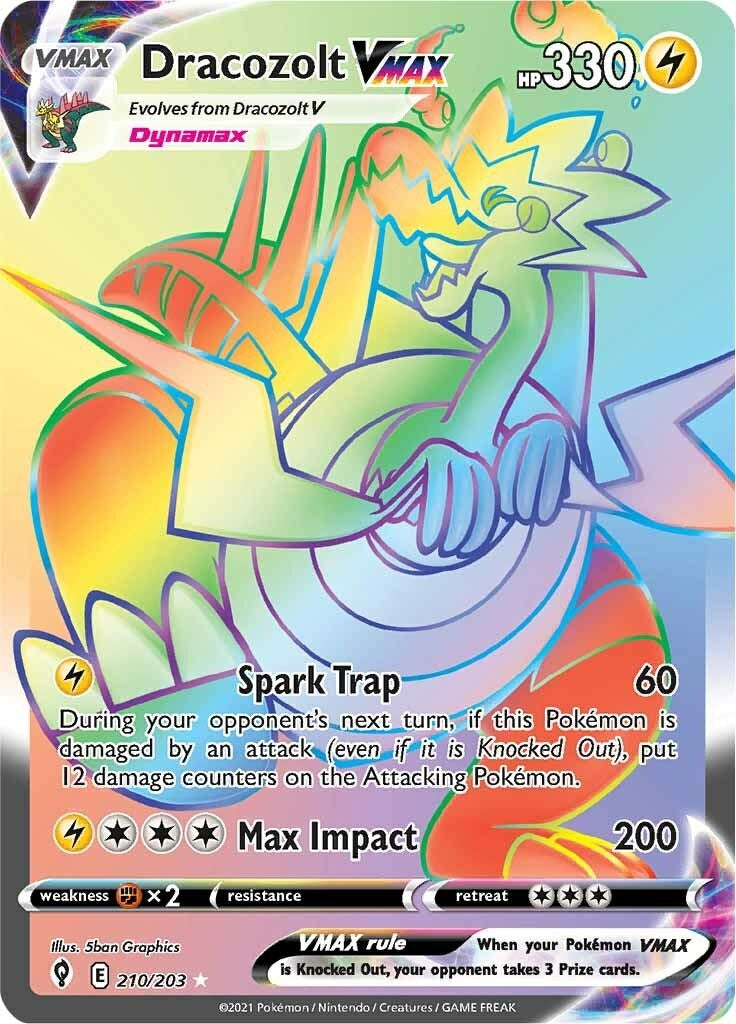 Dracozolt VMAX Secret (210/203) [SWSH07]