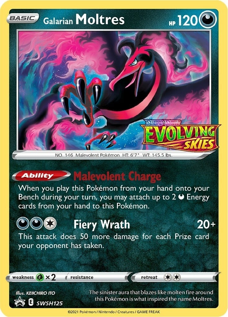 Galarian Moltres SWSH125 Prerelease (SWSH125) [SWSD]