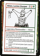 Abian, Luvion Usurper (2021 Edition) [Mystery Booster Playtest Cards]