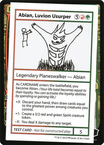 Abian, Luvion Usurper (2021 Edition) [Mystery Booster Playtest Cards]