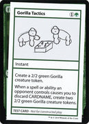 Gorilla Tactics (2021 Edition) [Mystery Booster Playtest Cards]