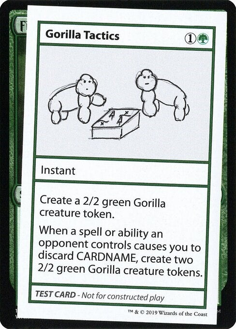 Gorilla Tactics (2021 Edition) [Mystery Booster Playtest Cards]
