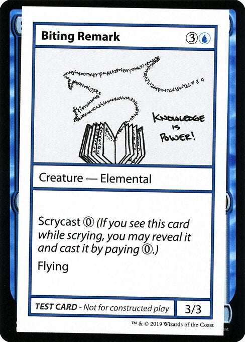 Biting Remark No PW Symbol [CMB1]