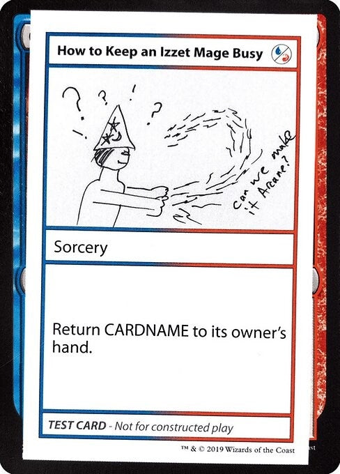 How to Keep an Izzet Mage Busy (2021 Edition) [Mystery Booster Playtest Cards]