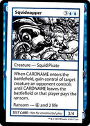 Squidnapper (2021 Edition) [Mystery Booster Playtest Cards]