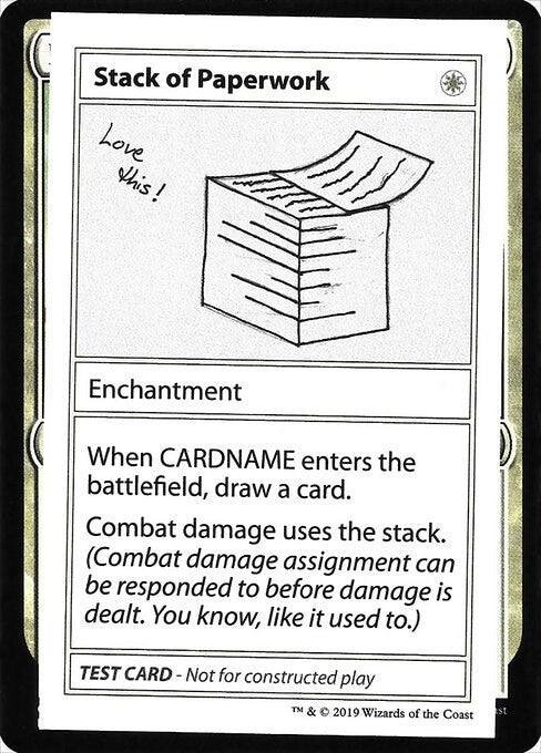 Stack of Paperwork No PW Symbol [CMB1]