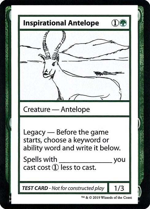 Inspirational Antelope No PW Symbol [CMB1]