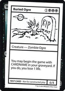 Buried Ogre (2021 Edition) [Mystery Booster Playtest Cards]