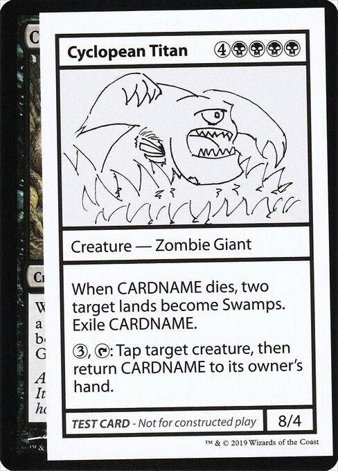 Cyclopean Titan (2021 Edition) [Mystery Booster Playtest Cards]