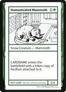 Domesticated Mammoth No PW Symbol [CMB1]