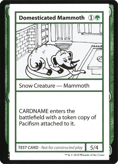 Domesticated Mammoth No PW Symbol [CMB1]
