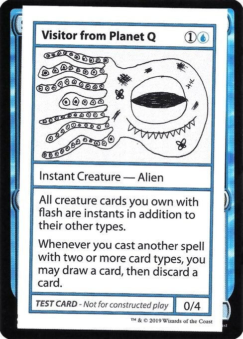 Visitor from Planet Q No PW Symbol [CMB1]