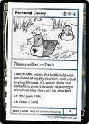 Personal Decoy (2021 Edition) [Mystery Booster Playtest Cards]