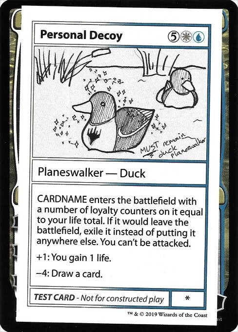 Personal Decoy (2021 Edition) [Mystery Booster Playtest Cards]