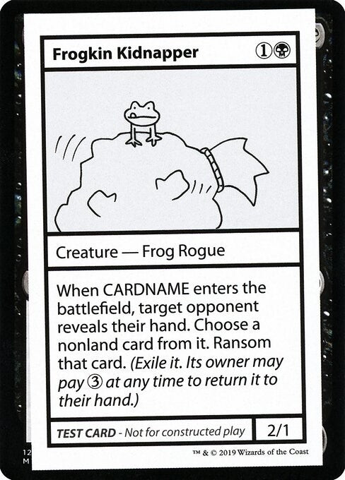 Frogkin Kidnapper (2021 Edition) [Mystery Booster Playtest Cards]