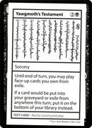 Yawgmoths Testament No PW Symbol [CMB1]