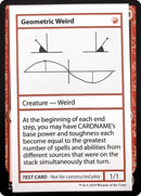 Geometric Weird No PW Symbol [CMB1]