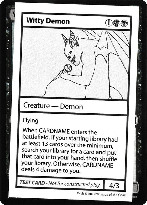 Witty Demon No PW Symbol [CMB1]