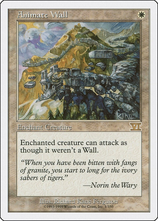 Animate Wall [Classic Sixth Edition]