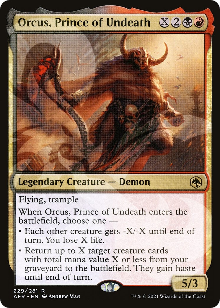 Orcus Prince of Undeath (229) [AFR&]