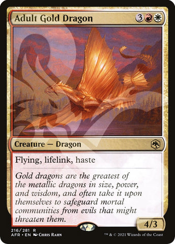 Adult Gold Dragon (216) [AFR&]