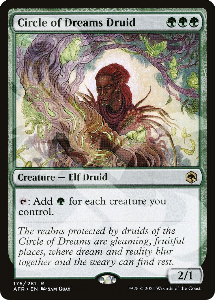 Circle of Dreams Druid (Ampersand Promo) [Dungeons & Dragons: Adventures in the Forgotten Realms Promos]