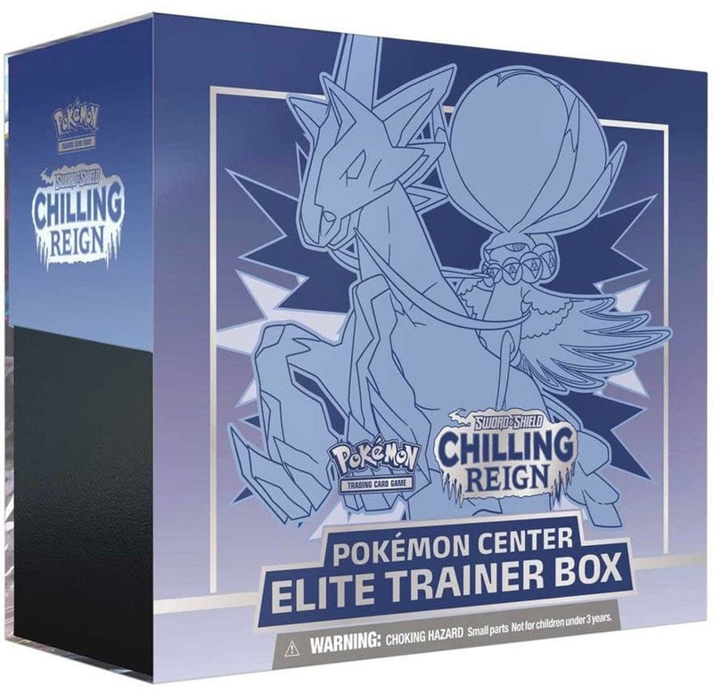 Chilling Reign Pokemon Center Elite Trainer Box Ice Rider Calyrex Exclusive [SWSH06]