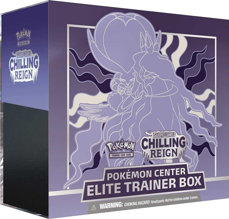 Chilling Reign Pokemon Center Elite Trainer Box Shadow Rider Calyrex Exclusive [SWSH06]