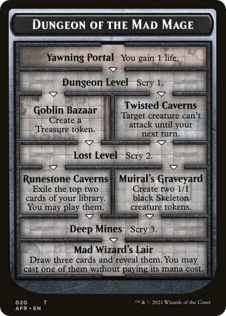Dungeon of the Mad Mage Tomb of Annihilation Double sided Token () [AFR]