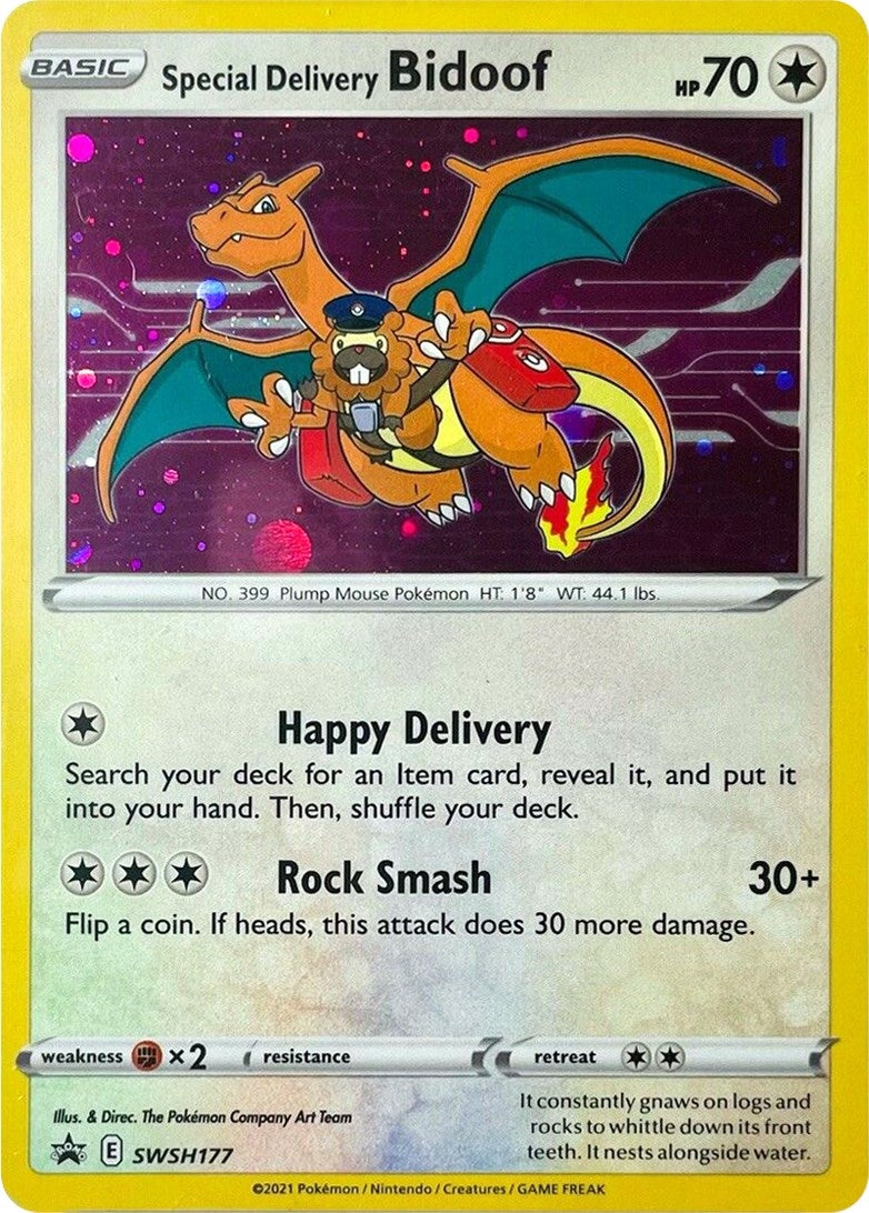 Special Delivery Bidoof (SWSH177) [SWSD]